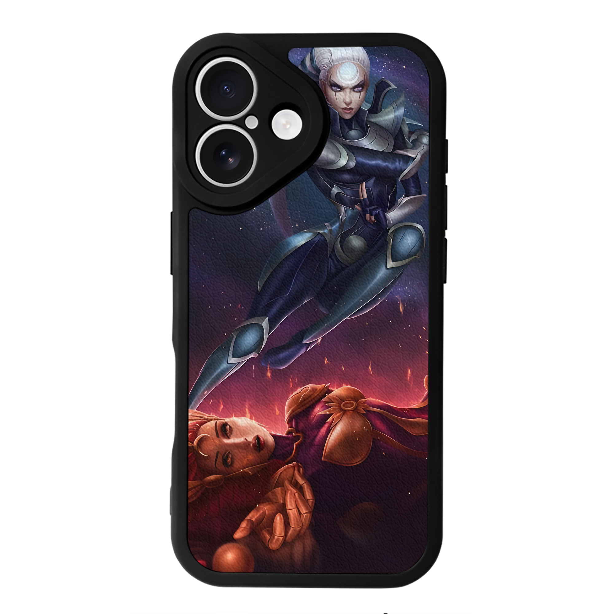リーグ・オブ・レジェンド League of Legends LOL 【iPhone 16シリーズ対応】シリコンスマホケース（レザー調） 材質：シリコン